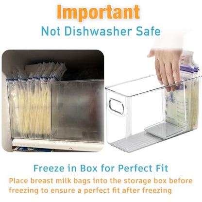 Breastmilk Storage Container with L Shaped Divider...