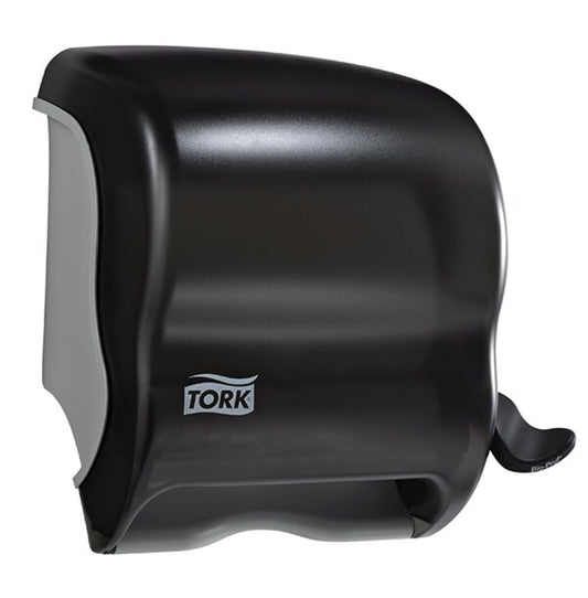 Paper Hand Towel Roll Lever Dispenser Smoke H21, H... (4 Count | Smoke | Plastic)