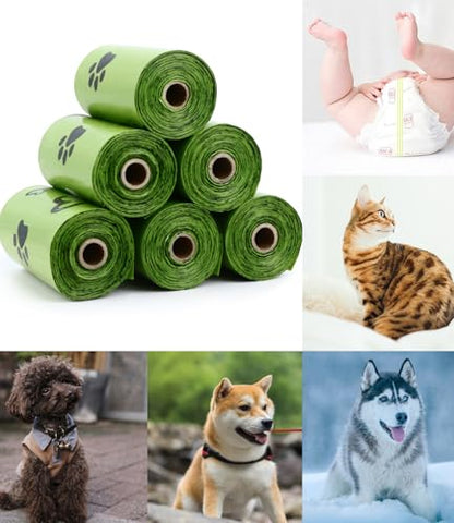 Yingdelai Dog Poop Bag Biodegradable - 540 Count Dog Waste Bags with Dispenser, Extra Thick Strong Leak Proof Poop Bags for Dogs Doggy | Scented
