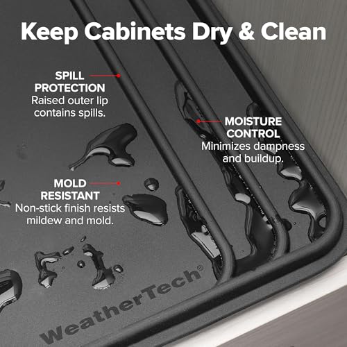 WeatherTech SinkMat – Waterproof Under Sink Liner Mat for Kitchen Bathroom – 34” x 22” Inches - Durable, Flexible Tray – Home undersink Organizer Must Haves, Tan
