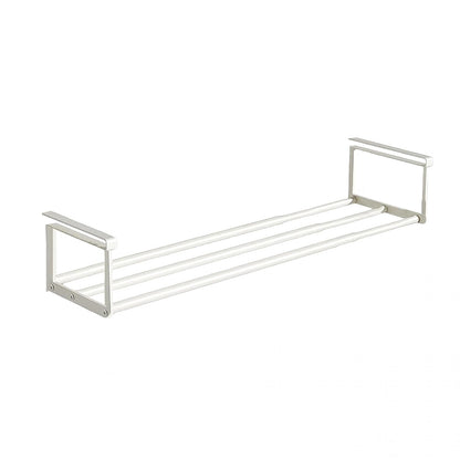 Expandable Shoe Rack Organizer - Adjustable Shoe Rack & Under Cabinet Shelf - for Shoe or Clothing Storage and Organization, Under Shelf Storage (White,1 Pcs)