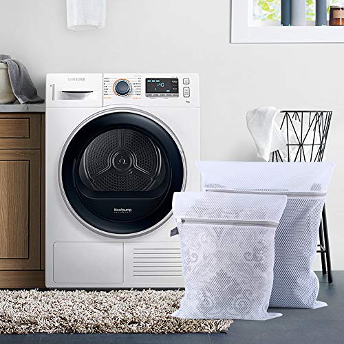 Laundry Bags Mesh Wash Bags, Garment Bag for Washing Machine,2L+2XL | Washer Bags for Laundry Delicates, Suit, Coat, Dress, Pants, Honeycomb, Tumble Dryer Safe