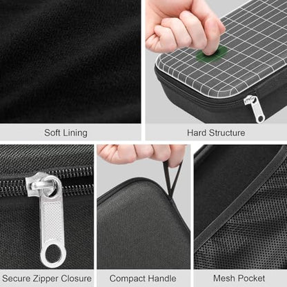 Bukere Travel Sunglasses Organizer Case Adjustable Slot For Multiple Eyeglasses Hard-shell Portable Storage Box for Men Women