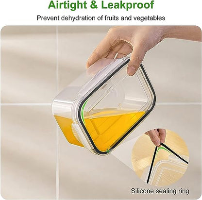Fruit Storage Containers for Fridge with Removable Colander 8 pcs