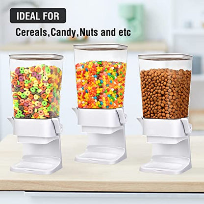 Cereal Dispenser Countertop 2 Pack 5.5 Qt Large Cereal Storage Container