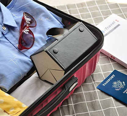 Kenpal Sunglasses Storage Organizer Holder Foldable Travel Case with 5 Slot Compartments for Multiple Glasses