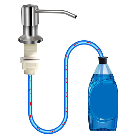 Soap Dispenser for Kitchen Sink, Brushed Nickel Co... (Brushed Nickel | Stainless Steel)