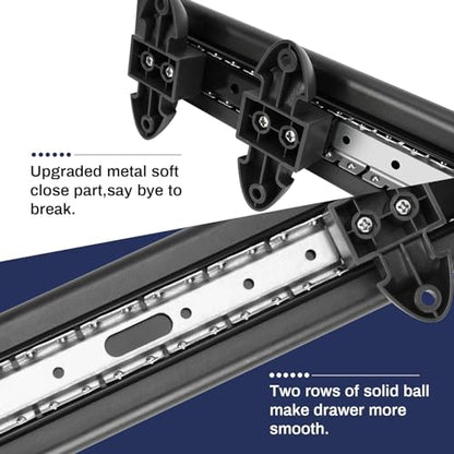 Sliding Tie Rack Hanger for Closet, 20 Tie Pull Out Belt Rack Organizer | Aluminum Alloy Side Mounted Tie Organizer for Closet, Extending Belt Holder Hanger with 20 Hooks for Scarves Ties Belts Shawl