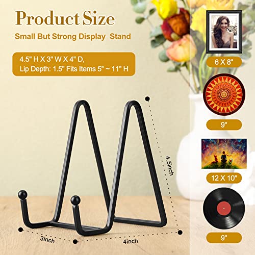 24 Pack Plate Stands for Display Picture Frame 4.5... (Black)