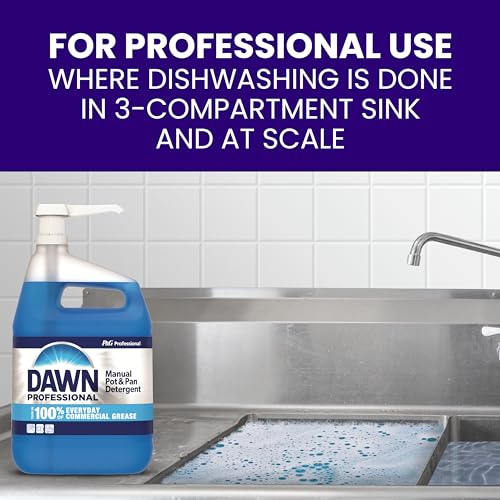 Dawn PRO Manual Pot & Pan Detergent Bulk Commercial Liquid Dish Soap, 5 gal