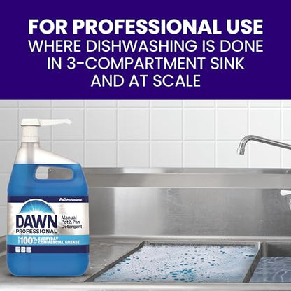 Dawn PRO Manual Pot & Pan Detergent Bulk Commercial Liquid Dish Soap, 5 gal