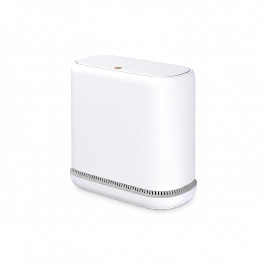 Dog Proof 3.3 Gal Slim Bathroom Trash Can with Loc... (White)