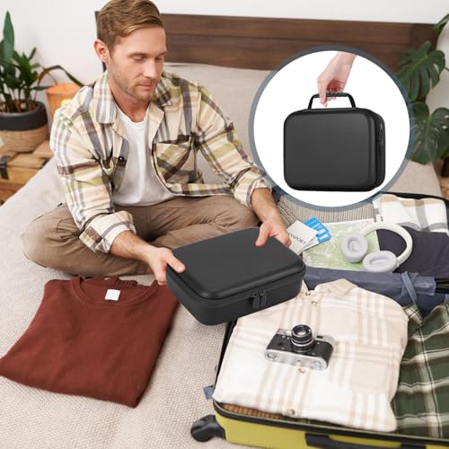 Hard Barber Accessories Case for Hair Clippers Cutting Barber Holder PU | Mens Hair Cutting, Barber Supplies Holder, Organizer Storage Bag, Guard Grooming Kit