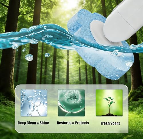 36 Sets of Disposable Toilet Brush Replacement Pads, Toilet Brush Sets, wall-Mounted Non-Contact Toilet Cleaning Kits, and Three Types of Replacement Brush Heads (Replace the Brush Head)
