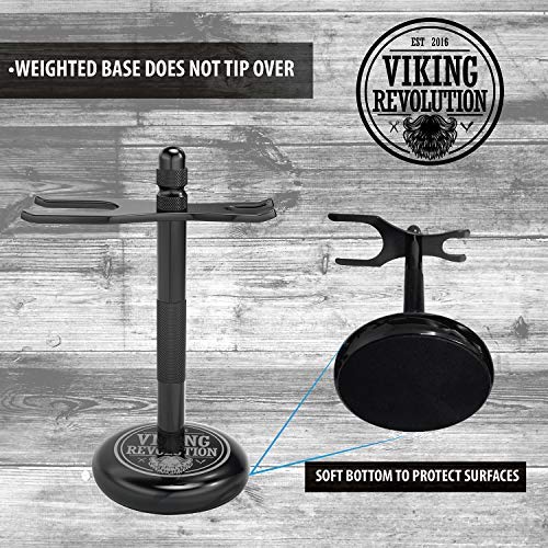 Viking Revolution Safety Razor Stand - Black - 1 Count