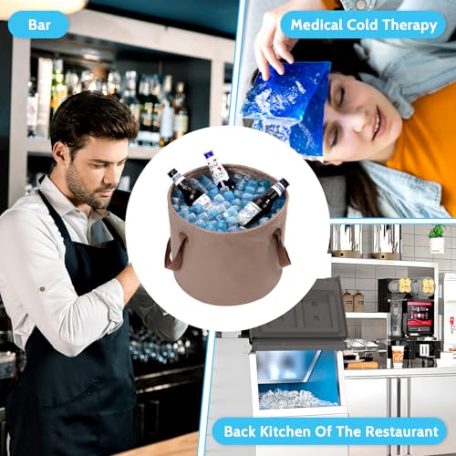 SHENGQIPC Reusable Ice Cubes for Camping, 360 Pack, 12 lbs | No Mess, No Diluting, BPA-FREE, Slow Melt, Refreezable, Large Pack for Drinks, Cooler, Party, Bars, Ice Bath, Outdoor Parties