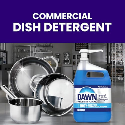 Dawn PRO Manual Pot & Pan Detergent Bulk Commercial Liquid Dish Soap, 5 gal