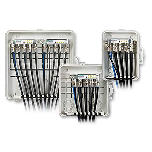 Heavy Duty Weather Proof Multi Purpose Enclosure Amphenol Broadband 9 x 9 x 4 (Interior approx. 8 x 8 x 3-1/2)