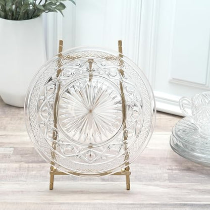 Satin Gold-toned Metal Easel, 9" H x 5.25" W x 6"... (Gold | Metal)