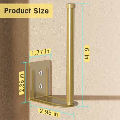 Durmmur Stainless Steel Hat Organizer, Hat Rack for Wall,Each Holds 15 Hats | 2P Strong Adhesive/Wall Drilled Hat Holder, Hat Hooks, Hat Hanger Baseball Cap Organizer for Door,Bedroom,Closet(Gold 6 in)