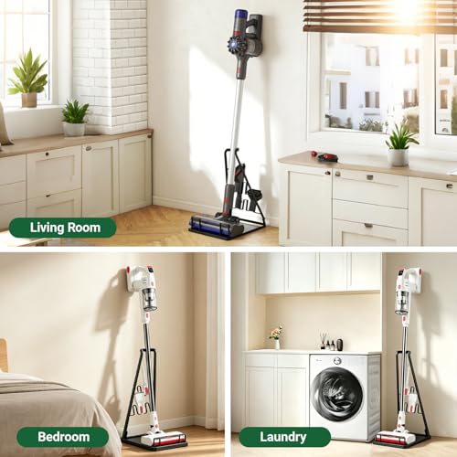 No Installation Required,Vacuum Stand Frame,Access... (Black | Black)