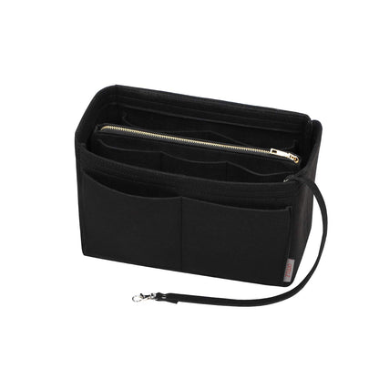 ZTUJO Purse Organizer Insert, Felt Bag Organizer with Metal Zipper, Handbag & Tote Shaper, For Speedy Neverfull Tote, 7 Sizes
