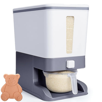 Mity rain Rice Dispenser 20 Lbs with Moisture Absorbing Clay