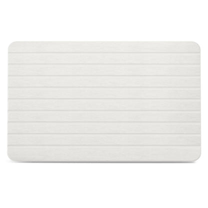 YEECOPON Diatomite Bath Mat, Quick-Dry Water Absorbing Stone Bathroom Mat