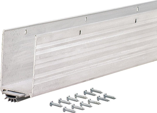 MD Building U-Shape Screw-On Under Door Seal with... (Mill/Vinyl | Aluminum)