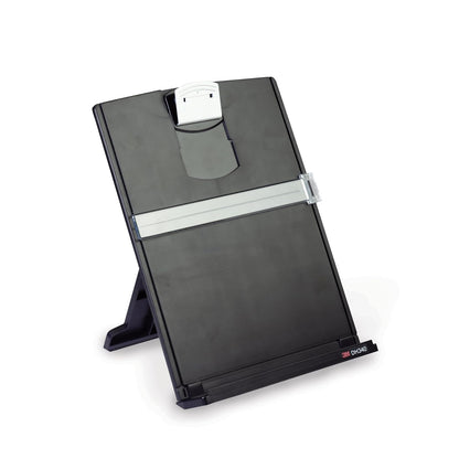 3M Desktop Document Holder for Monitor, 3.375 in x 12.0 in x 1.75 in | Desktop Document Holder For Desk And Typing, Adjudtable, Space Saving Design Holds Papers Vertical For Easy Viewing