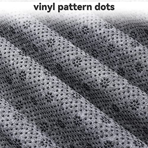 Pllieay 72x40 Inch Non Slip Final Backing Cloth,Vinyl Primary Tufting Cloth | Backing Fabric, Non Slip Pad with Plum Blossom Pattern for Carpets Rug Tufting Gun Cushion Punch Needle