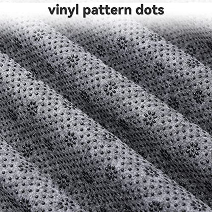 Pllieay 72x40 Inch Non Slip Final Backing Cloth,Vinyl Primary Tufting Cloth | Backing Fabric, Non Slip Pad with Plum Blossom Pattern for Carpets Rug Tufting Gun Cushion Punch Needle