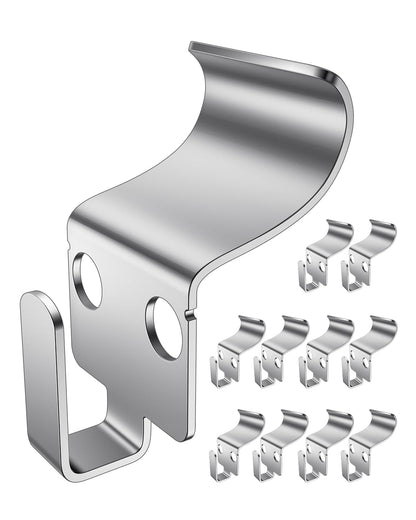 Vinyl Siding Hooks, No-Hole Heavy Duty Hooks Vinyl Siding Hangers 10 Pack | heavy duty siding hanger no hole hooks vinyl siding hangers dutchlap vinyl siding accessories large vinyl siding hooks