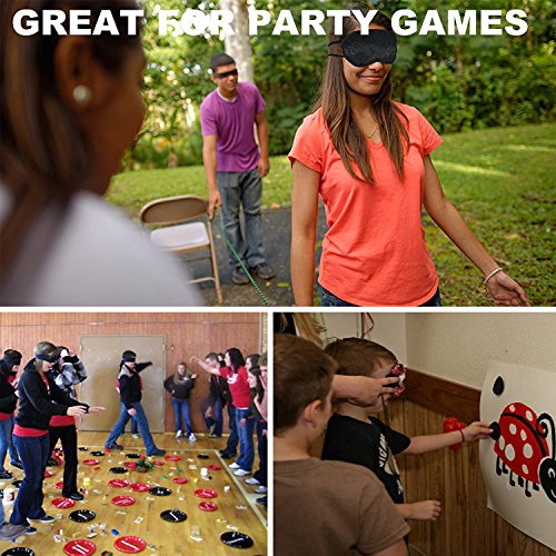 50 Pcs Wholesale Eye Mask with Instruction of Blindfold Games- Group Activity Organizer's Best Choice