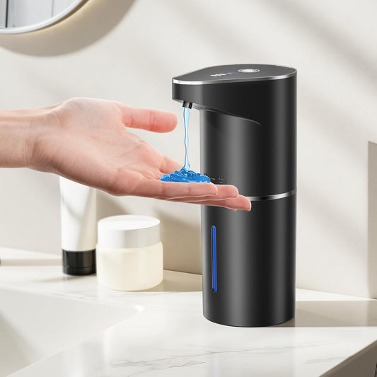 Automatic Liquid Soap Dispenser, 3 Levels for Kitc... (Black | Plastic)