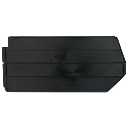 Akro-Mils 40245 Plastic Length Dividers for AkroBins Stackable Storage Bins Models 30240, 30245, Custom Storage Inserts for Tools, Crafts & Supplies, 6-Pack, Black