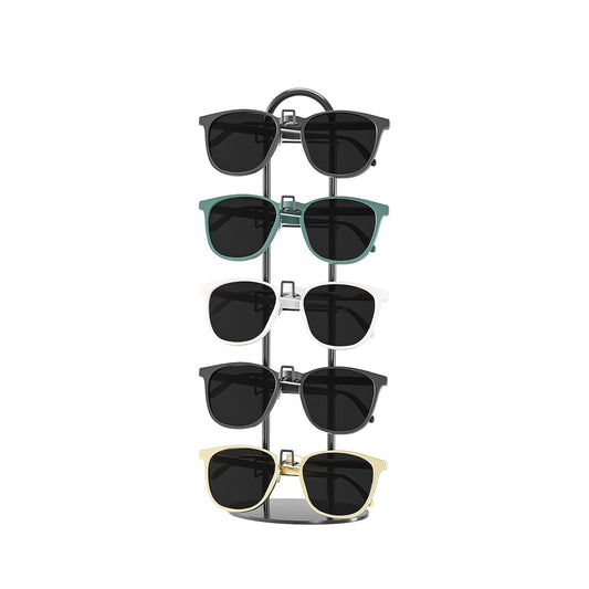 Byken Sunglasses Holder Organizer, 5 Tier Eyeglass... (Black | Metal)