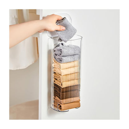 Grocery Plastic Bag Dispenser Holder, Sock Underwear Organizer Wall Mount Multifunctional Bag Saver Kitchen Storage Holder for Storing Socks Ties Plastic Bag