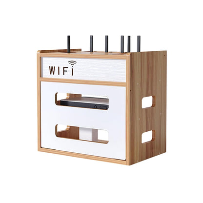 Catekro WiFi Router Storage Box, WiFi Cabinet to Hide Router and Modem | Router Cover Decorative Box for Office and Home