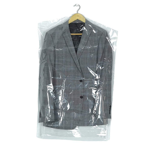 50 Pack 35.4inch Plastic Clear Dry Cleaning Hangin... (Transparent | Plastic)