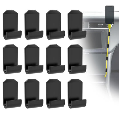 12 Pcs Car Trim Cable Clips, Car Cable Management Wire Organizer Cord-B(02) | Neatly Organize Cables for Vehicle Interior, Easy Installation, Ideal for Phone Chargers, Dash Cams and More
