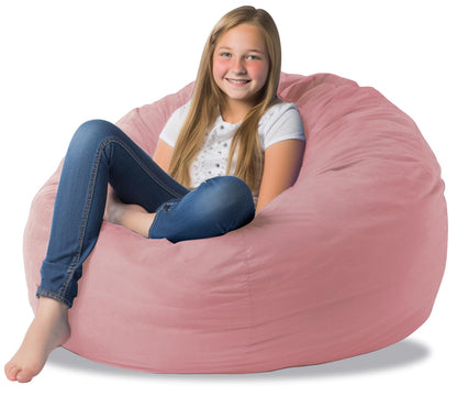 Bean Bag Cover for Organizing Plush Memory Foam Stuffed Animal Bean Bag Storage Soft Washable Premium Corduroy Organizer Keep Room Clutter Stuffable (Without Filling) X-Large