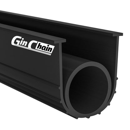 Garage Door Bottom Seal, 5/16" T-End, 4" Wide Weather Stripping, 10 ft | Helps block drafts, dust, leaves and rain; includes 2 end plugs