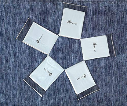 40Pcs Clear Plastic Dry Cleaning Garment Bags Can be Hung Transparent Clothing Dust Cover.