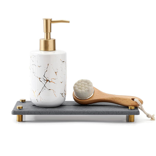 Kitchen Sink Caddy Water Absorbing Stone Drying Tr... (Diatomite)