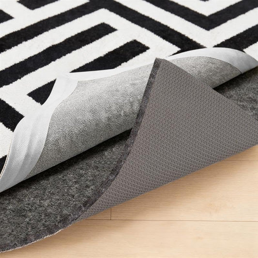 Felt with Rubber Stay in Place Slip Resistant Rug... (Grey | Felt and Rubber)
