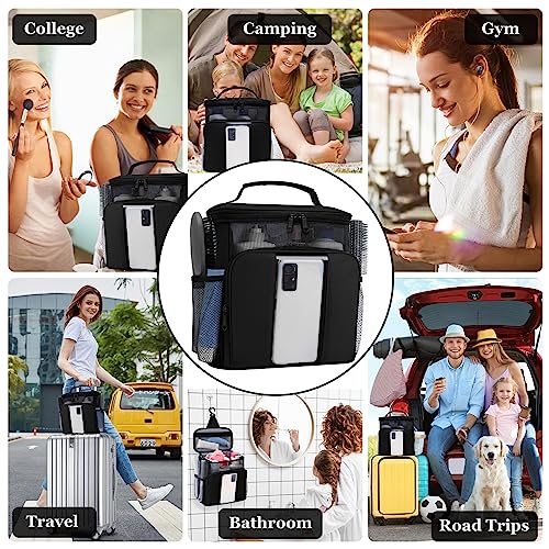 Dorm Room Essentials for College Students Girls Boys Guys, Shower Caddy | Travel Essentials Hanging Toiletry Bags for Traveling Women Men,Mesh Shower Caddies Portable for Camping,Gifts for Christmas