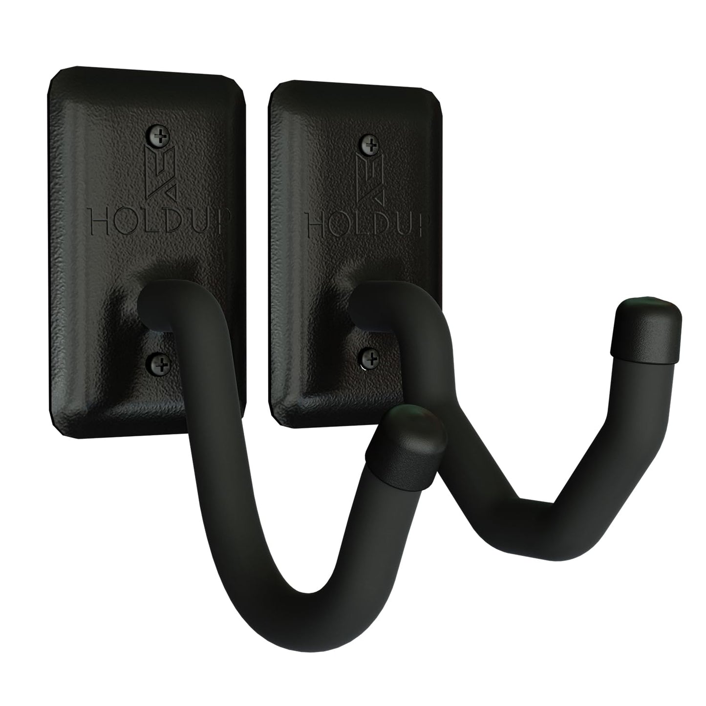 Horizontal Gun Wall Mount for Indoor Display - Shotgun Holder - Bow Wall Hanger - Rifle Wall Mount - Heavy Duty Steel Flatwall Hooks - Made in USA