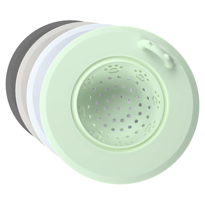 Li&Zhao Kitchen Sink Drain Strainer - 4 PCS Silicone Sink Strainer Drain Stopper Sink Plug 4.6˝ Diameter Rim Drain Catcher Kitchen Sink Drain Filter Basket (4 Colors)