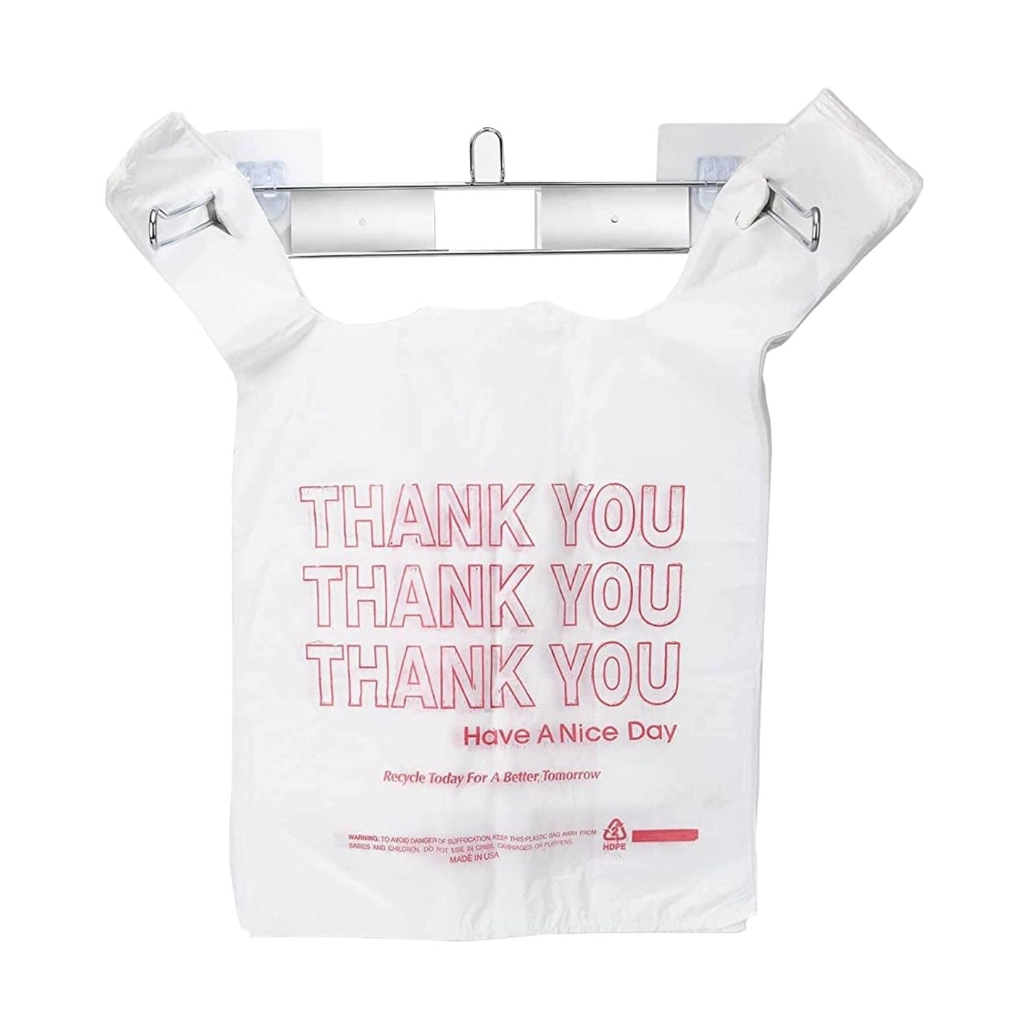 YeeBeny T-Shirt Bag Rack - Hanging Plastic Bag Holder